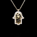 Gold Hamsa Pendant