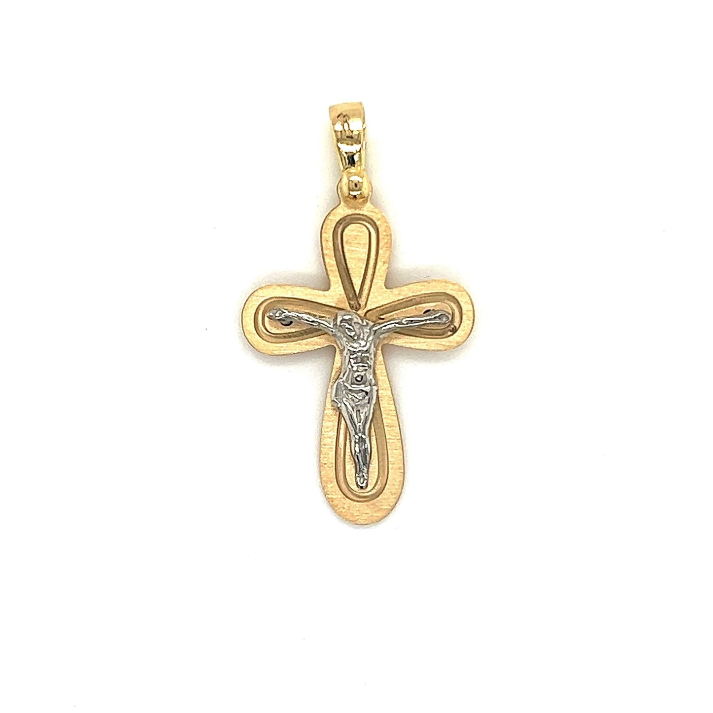 18KT Small Crucifix Pendant