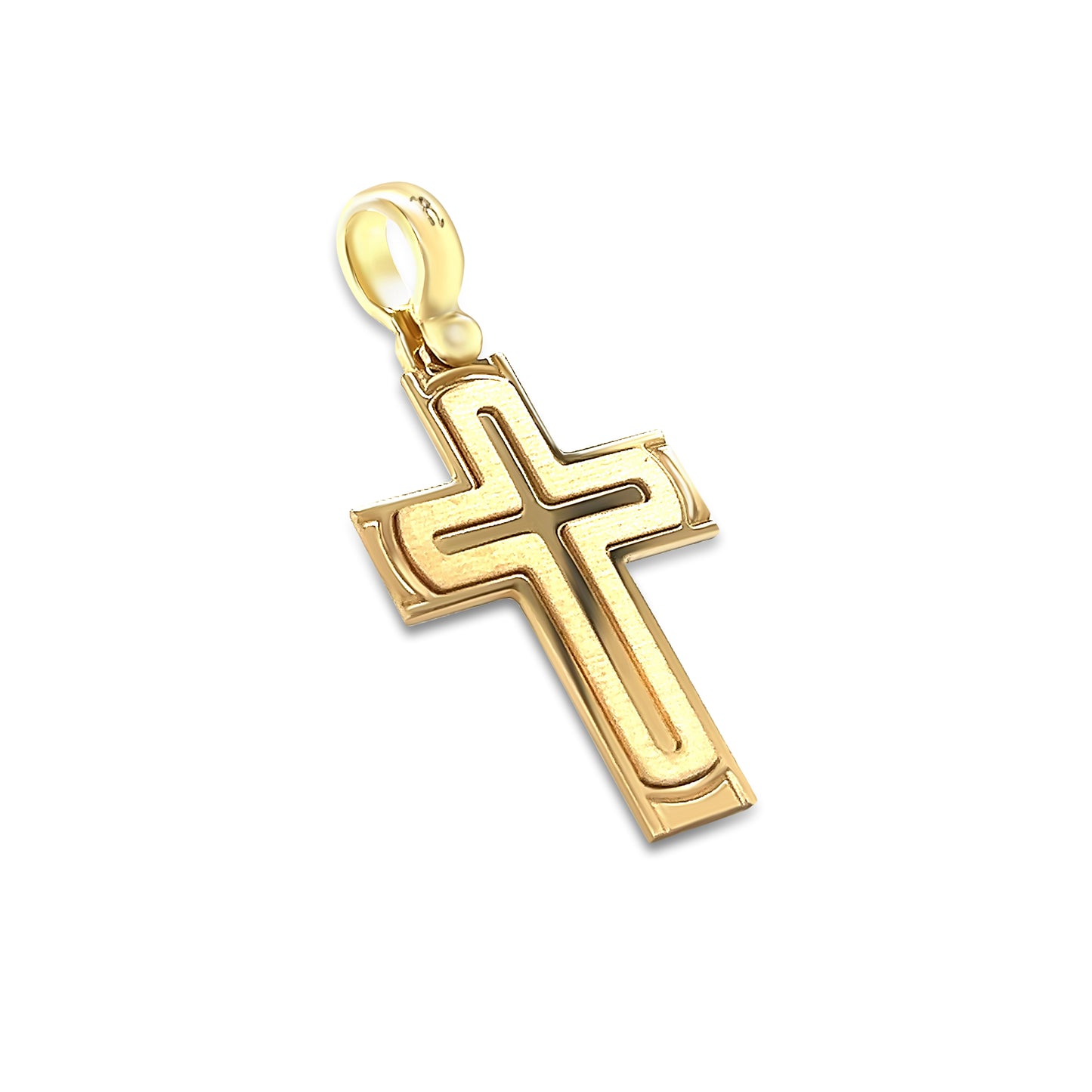 18KT Gold Cross Pendant