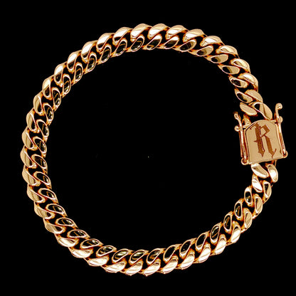 14k Gold Handmade Cuban Link 6.5mm
