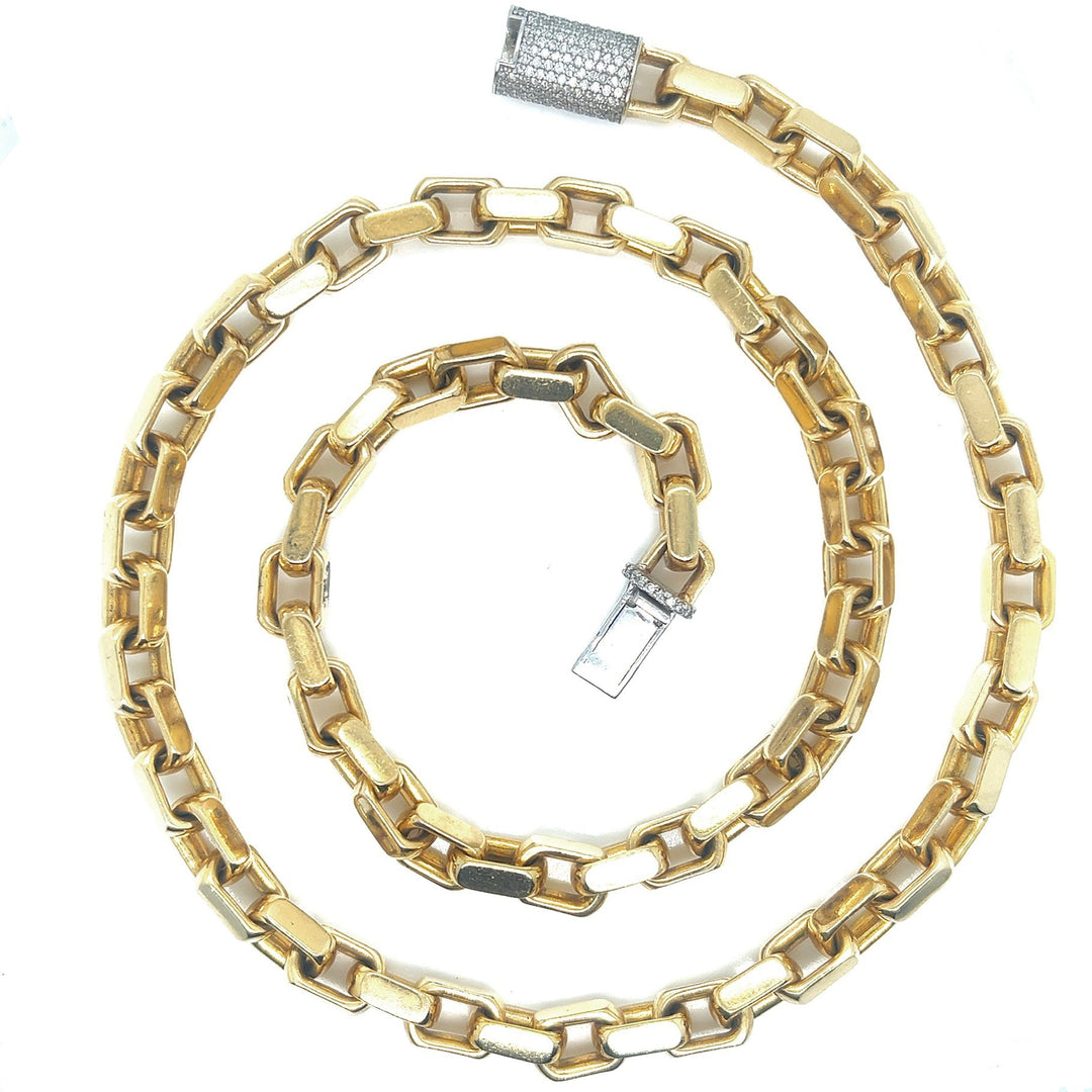 7MM Rolo Link Chain 14KT