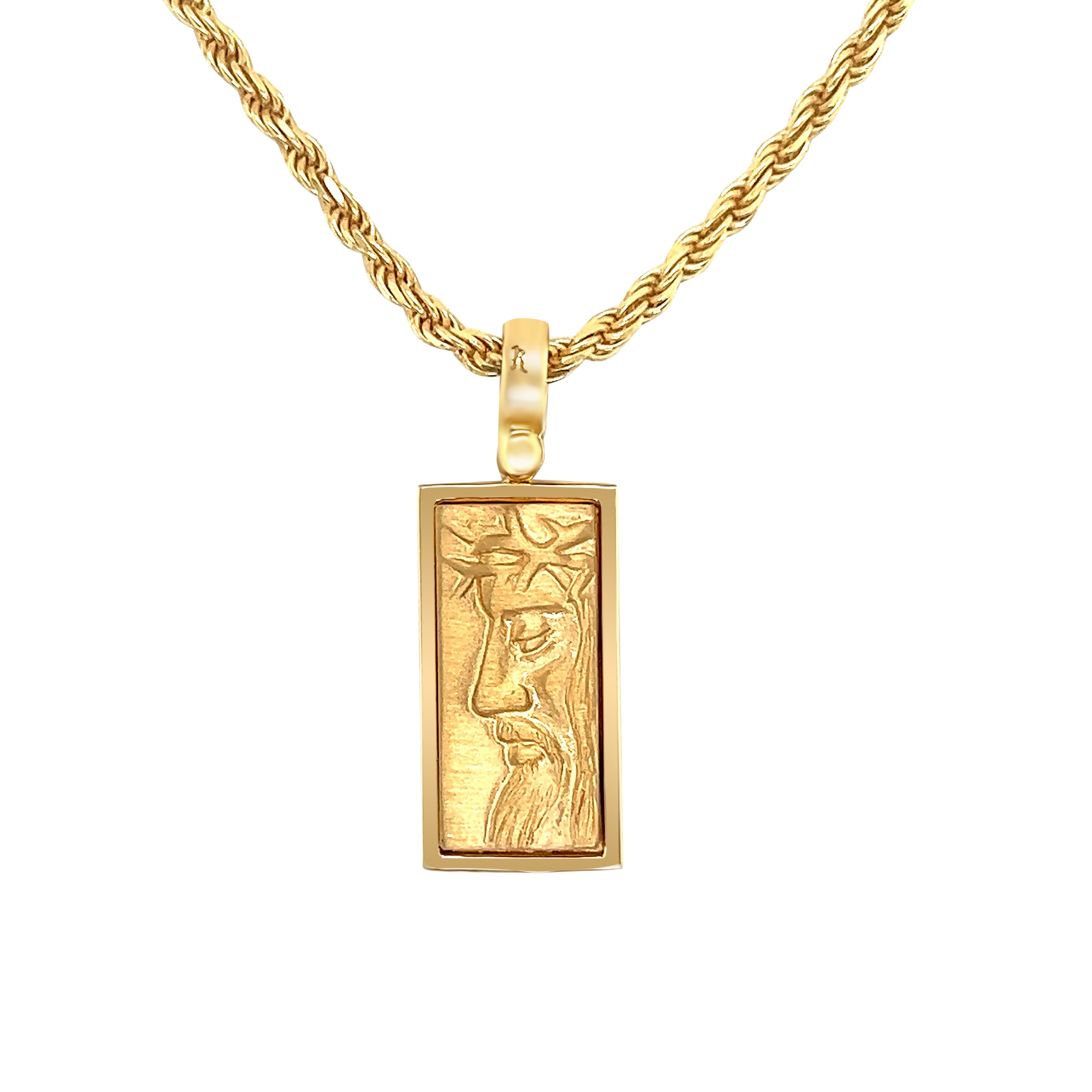 18K buy Italy Gold Pendant Necklace