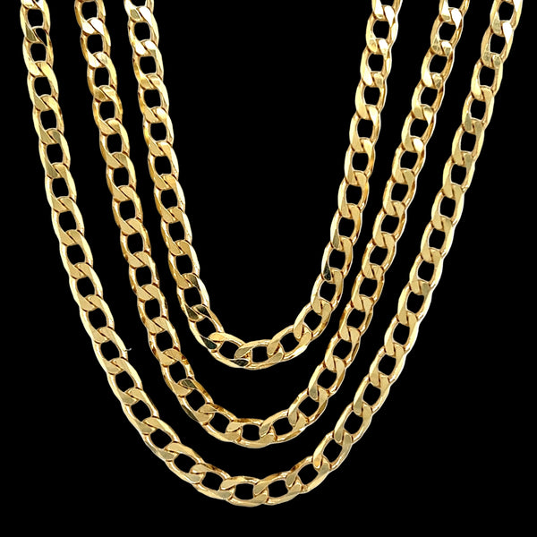 Solid Grumetta Chains 18K