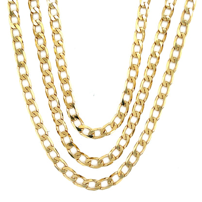 18KT Solid Grumetta Chains