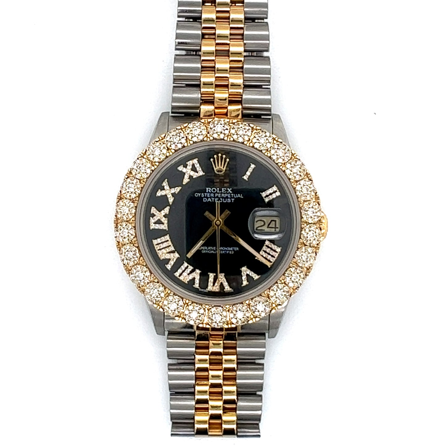 Rolex Datejust 36MM 18K Two-Tone with Diamond Bezel