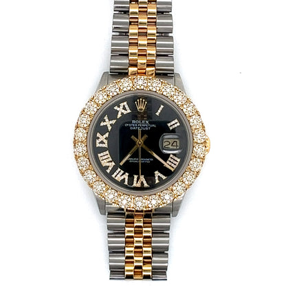 Rolex Datejust 36MM 18K Two-Tone with Diamond Bezel