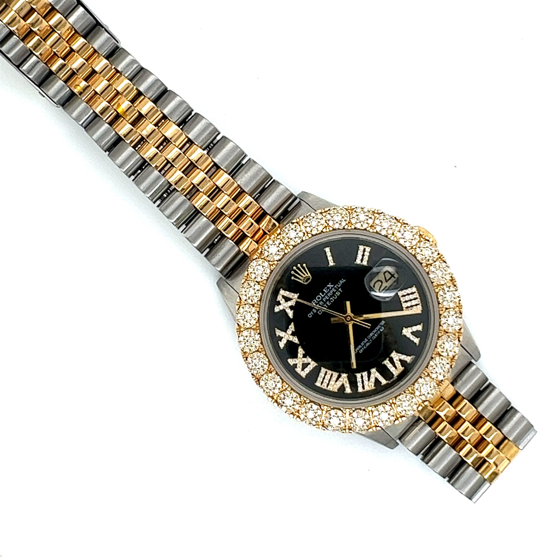 Rolex Datejust 36MM 18K Two-Tone with Diamond Bezel