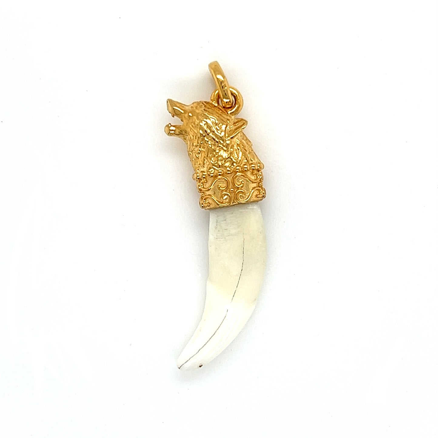 Gold Colmillo 14KT Pendant