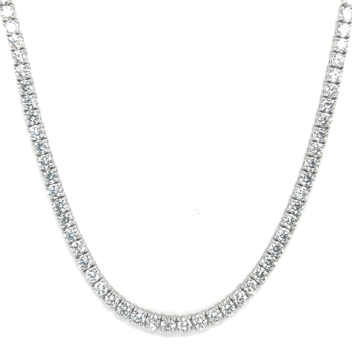 16 Pointer Diamond Tennis Necklace