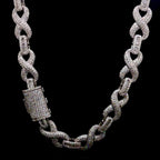 White Gold Diamond Infinity Chain