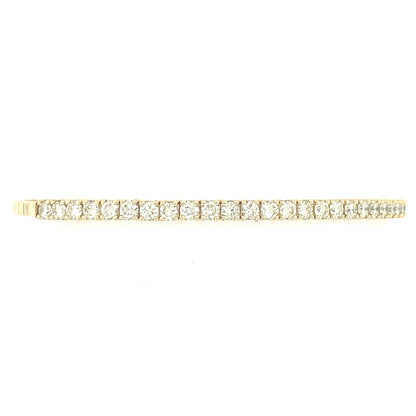 2CT Flexible Diamond Tennis Bangle