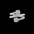 Twin Cluster Diamond Ring