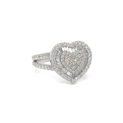Eternal Diamond Heart Ring