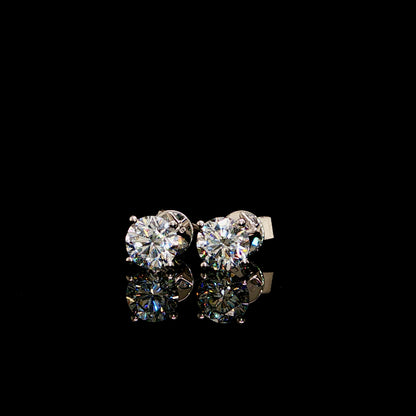 10Kt 2CT Lab Diamond Studs