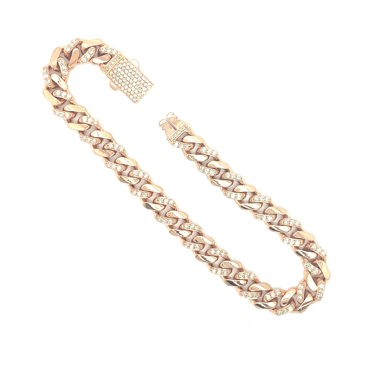 8MM Diamond Monaco Bracelet