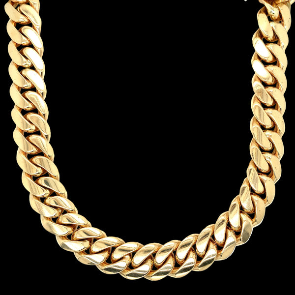 15MM Handmade Solid Miami Cuban Link
