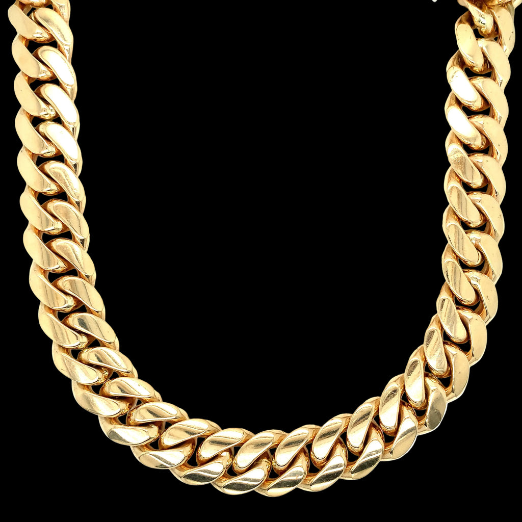 15MM Handmade Solid Miami Cuban Link