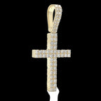 Classic Solid Gold & Diamond Cross