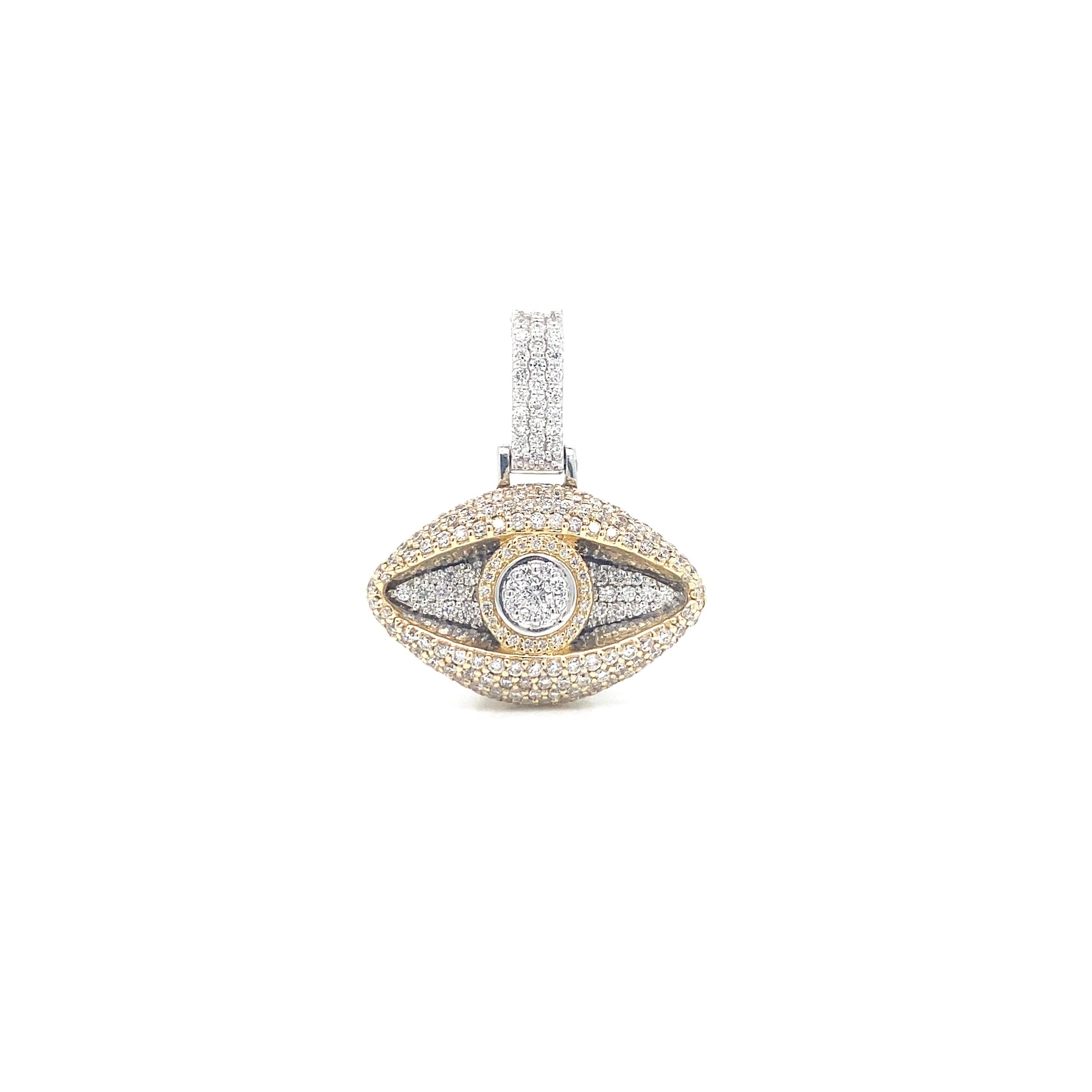 Diamond Evil Eye Pendant