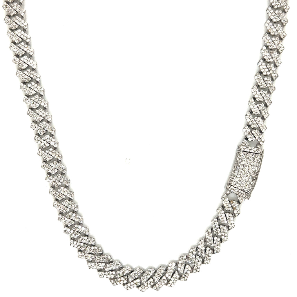 8MM Diamond Cuban Chain