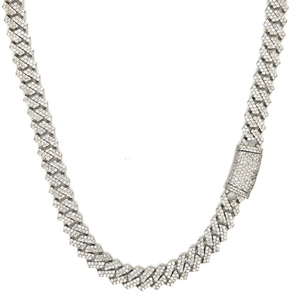 8MM Diamond Cuban Chain