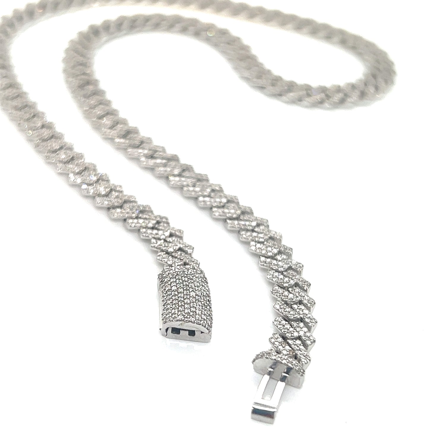 8MM Diamond Cuban Chain