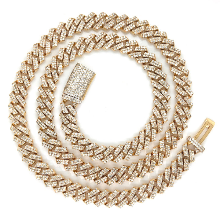 8MM Diamond Cuban Chain