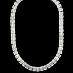 8MM 29.5 CT Baguette Tennis Chain