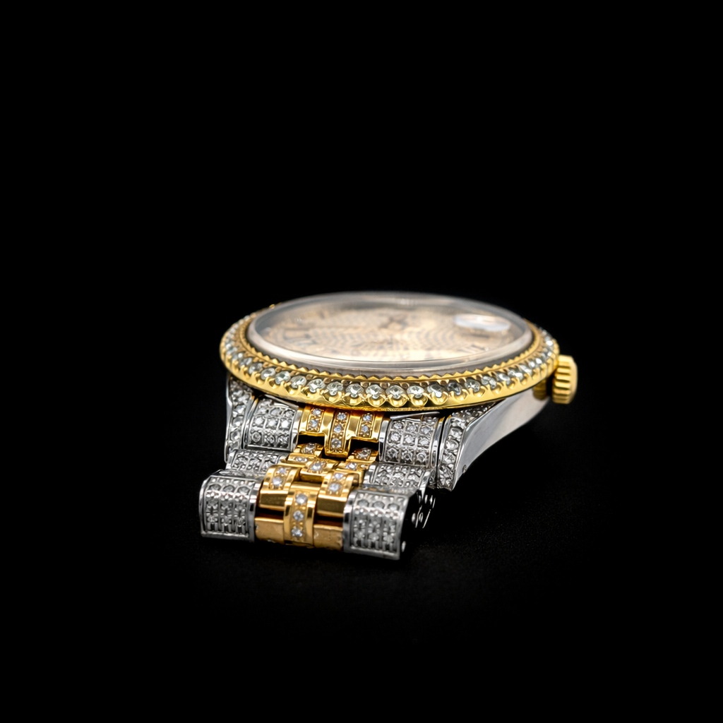Diamond Rolex Datejust 36MM Two Tone