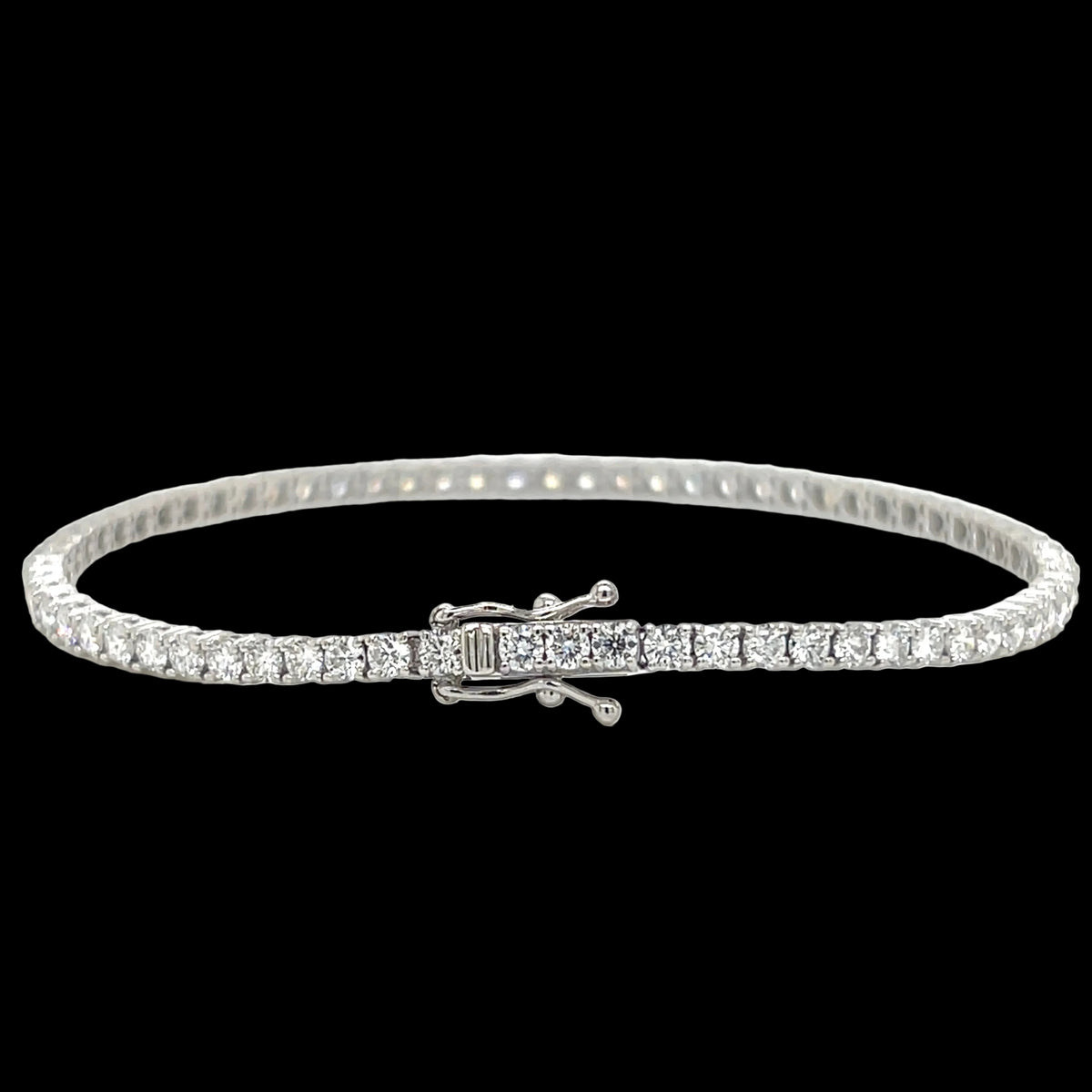 Diamond Tennis Bracelet 6 Pointer