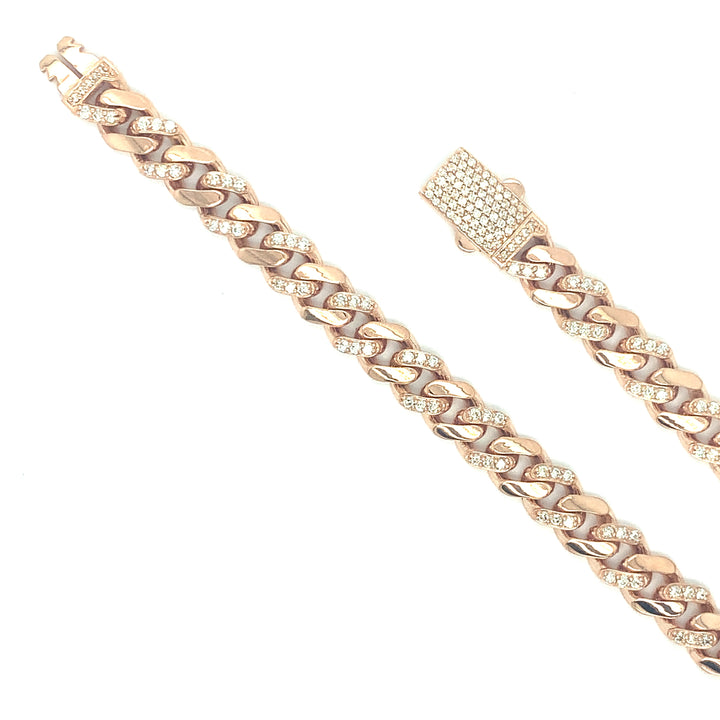 8MM Diamond Monaco Bracelet
