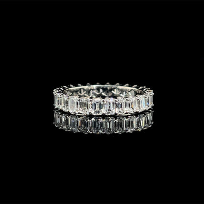 Emerald Diamond Eternity Band