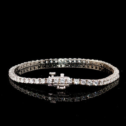 7 Pointer Lab Diamonds Tennis Bracelet