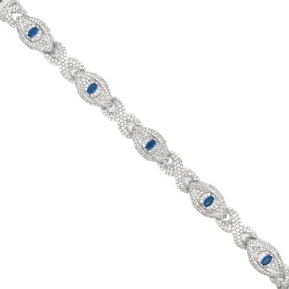 Diamond Evil Eye Bracelet