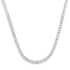 8 Pointer Diamond Tennis Necklace