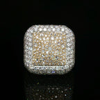 Diamond Mens Ring 10 CT Inverted 14k Gold