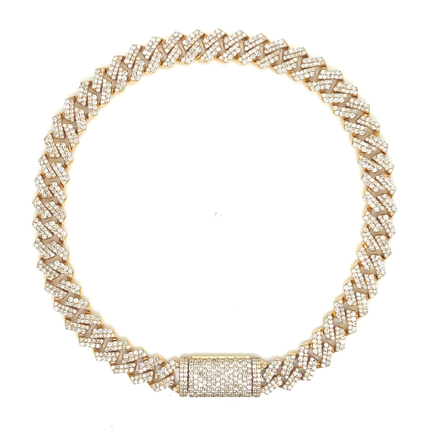 7MM Diamond Cuban Bracelet