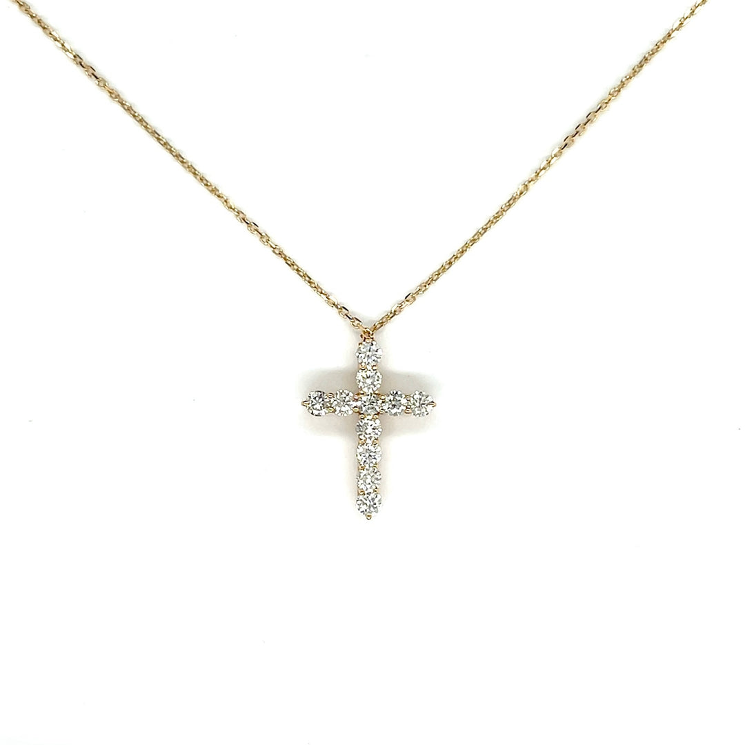 4pt Diamond Cross Pendant