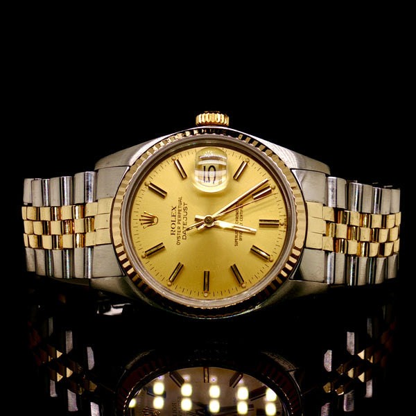 Two Tone Rolex Date Just 36mm