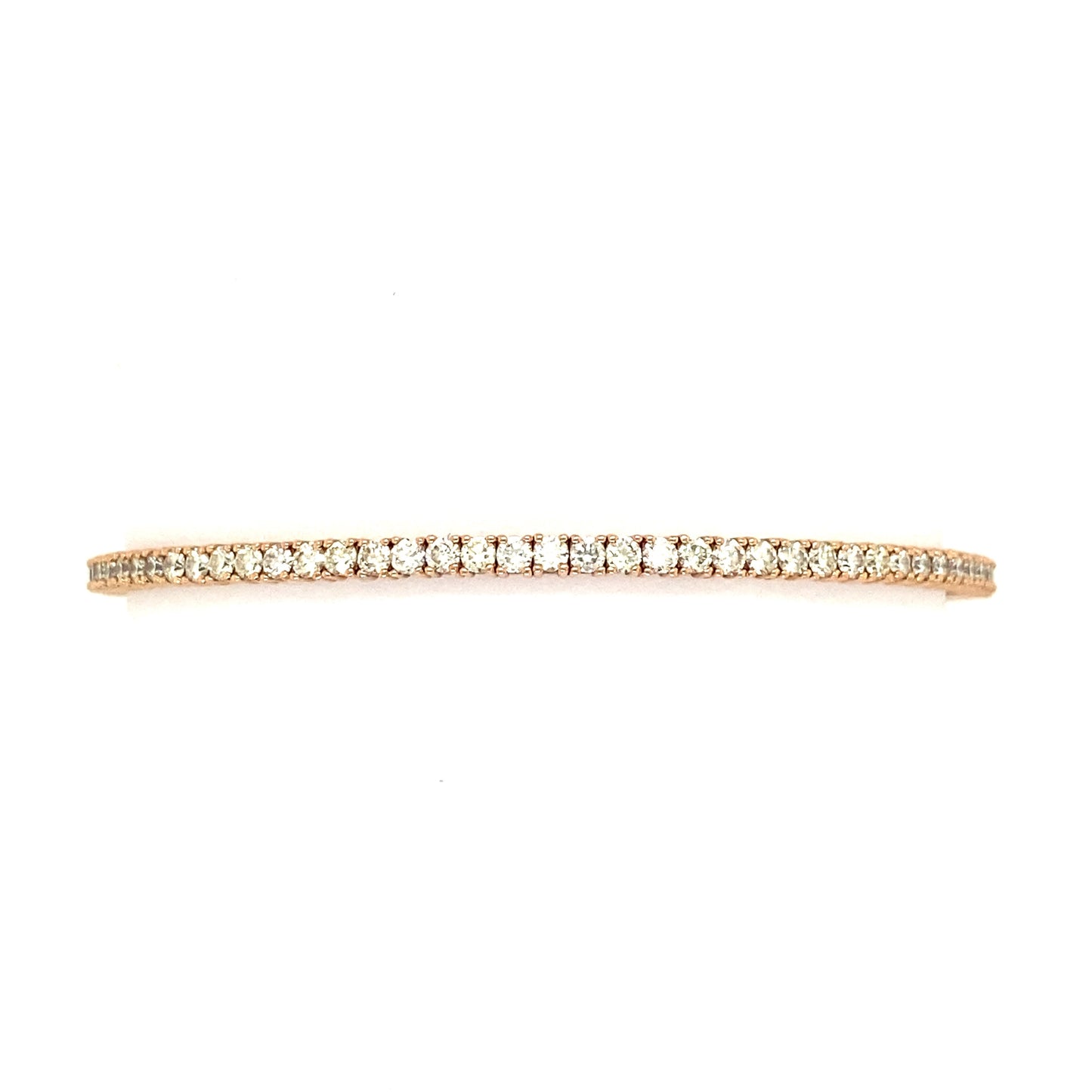 2CT Flexible Diamond Tennis Bangle