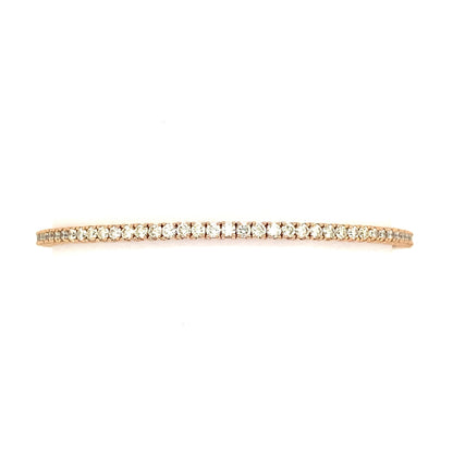 2CT Flexible Diamond Tennis Bangle