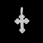 Diamond Small Medieval Cross Pendant