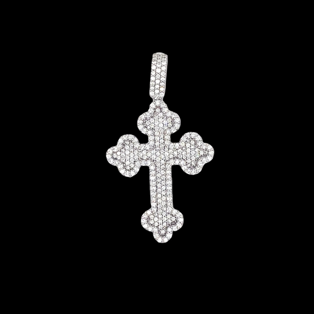 Diamond Small Medieval Cross Pendant
