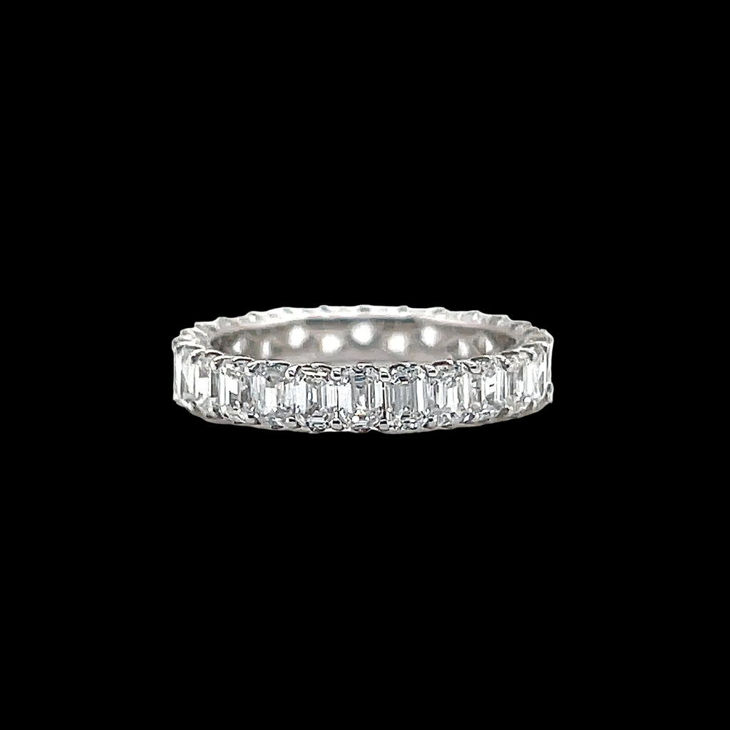 Emerald Diamond Eternity Band