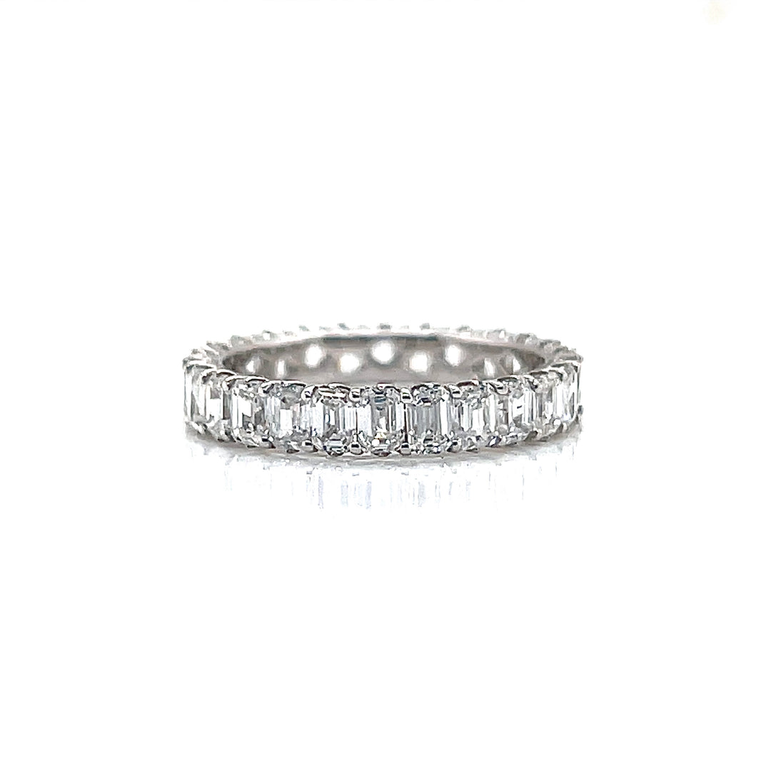 Emerald Diamond Eternity Band