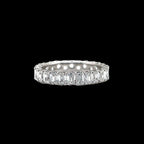Emerald Diamond Eternity Band