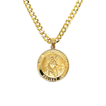 Guardian Angel Medallion Chain Set