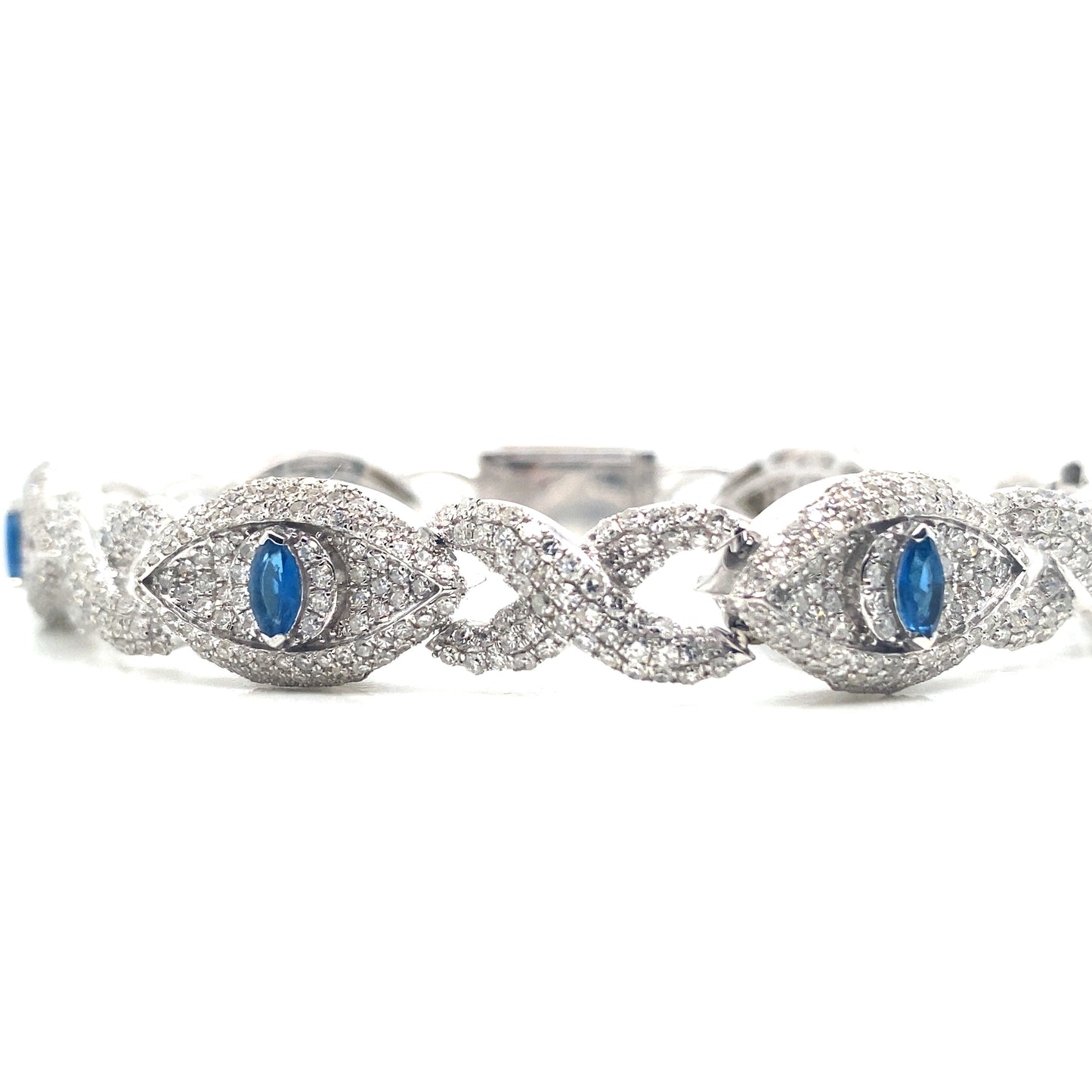 Diamond Evil Eye Bracelet