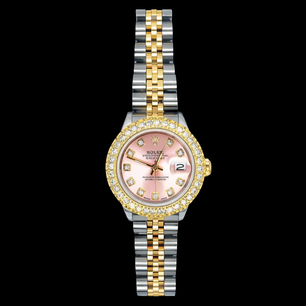 Lady's Rolex Datejust 26MM Two Tone Diamond Bezel