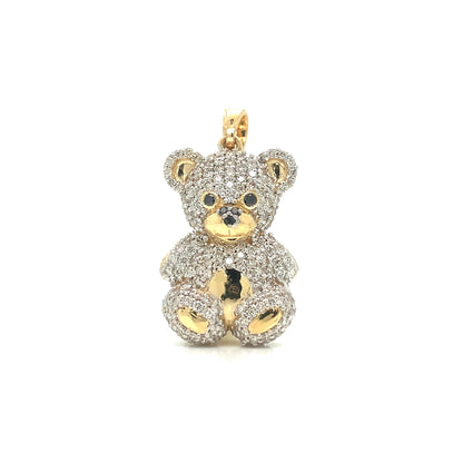 Diamond Plush Teddy Bear Pendant